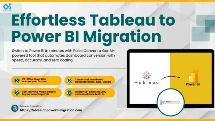 Pulse Convert by Office Solution: The Most Reliable & Hassle-Free Solution for Automated Tableau to Power BI Migration
