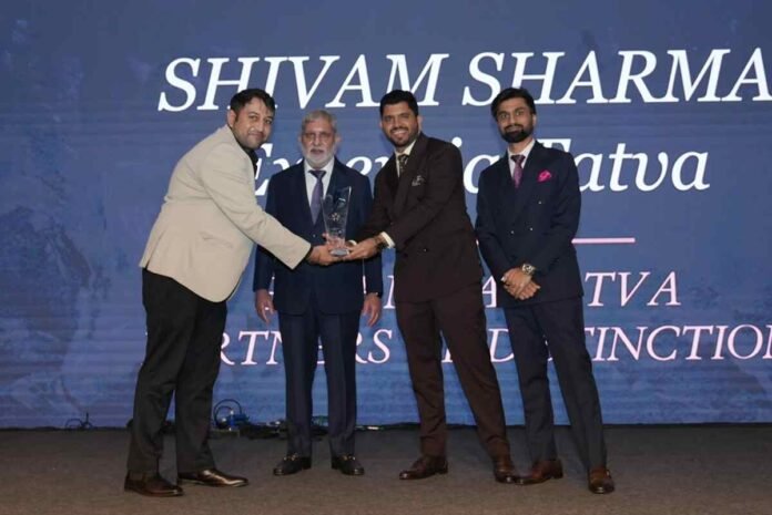 Excentia Infra, Excentia Tatva, Partners of Distinction, Excentia Infra Dehradun, Excentia Tatva partner meet, channel partner awards, channel partner recognition, Dehradun business events, Manit Sethi, Aniket Sethi, Gurdeep Singh, Hyatt Regency Dehradun, real estate industry India, business networking, partner appreciation event, channel partner relationships, corporate awards ceremony, real estate partnerships